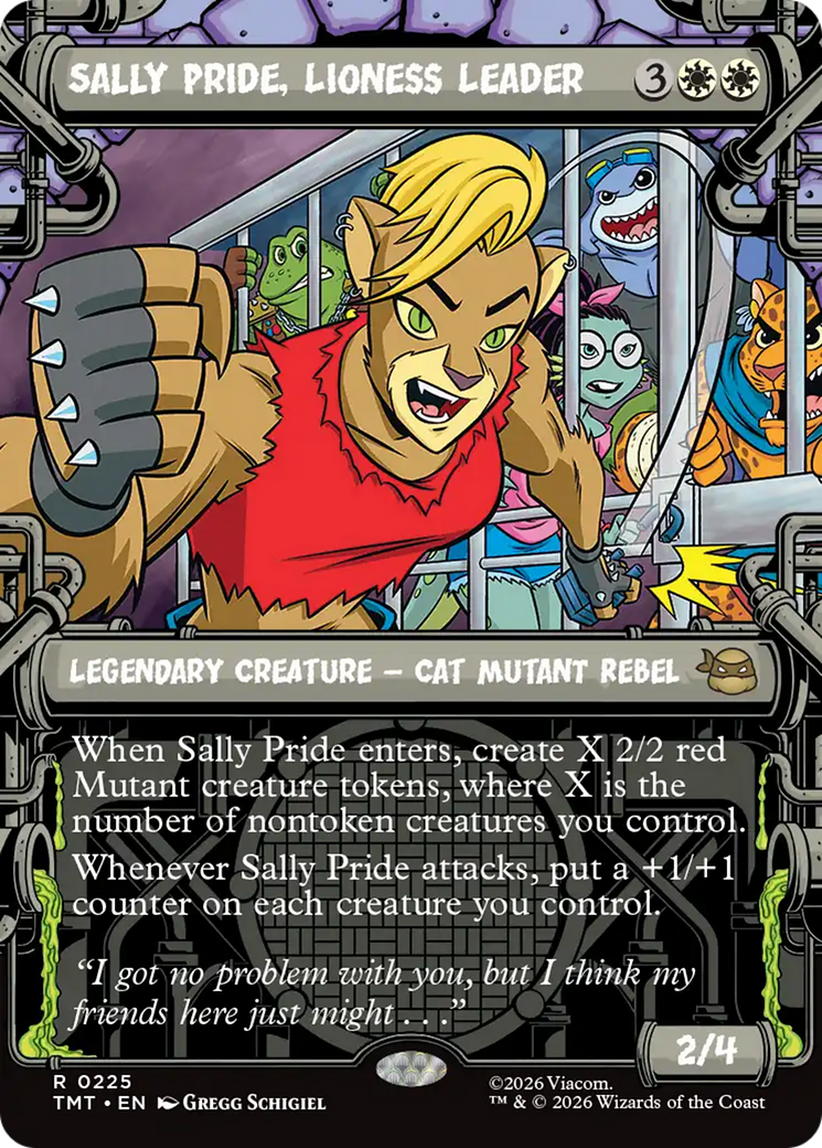 Sally Pride, Lioness Leader (Showcase) [Teenage Mutant Ninja Turtles] | Magic Magpie