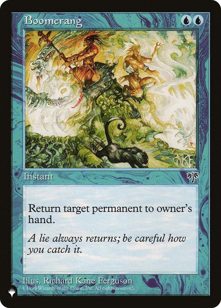 Boomerang [The List] | Magic Magpie