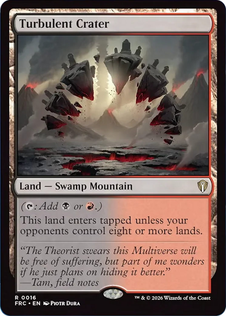 Turbulent Crater [Reality Fracture Commander] | Magic Magpie