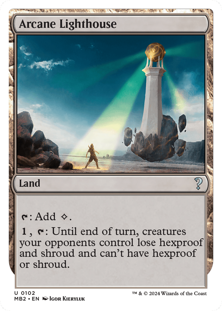 Arcane Lighthouse (White Border) [Mystery Booster 2] | Magic Magpie