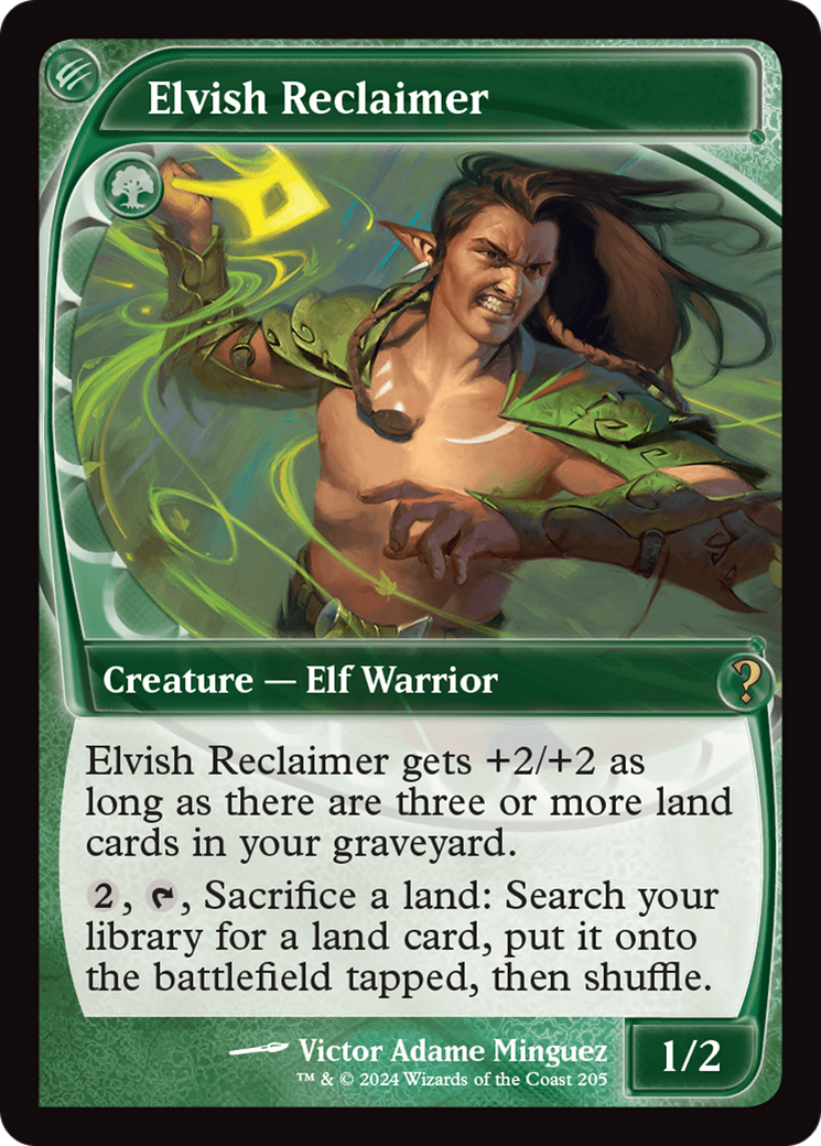 Elvish Reclaimer (Future Sight) [Mystery Booster 2] | Magic Magpie