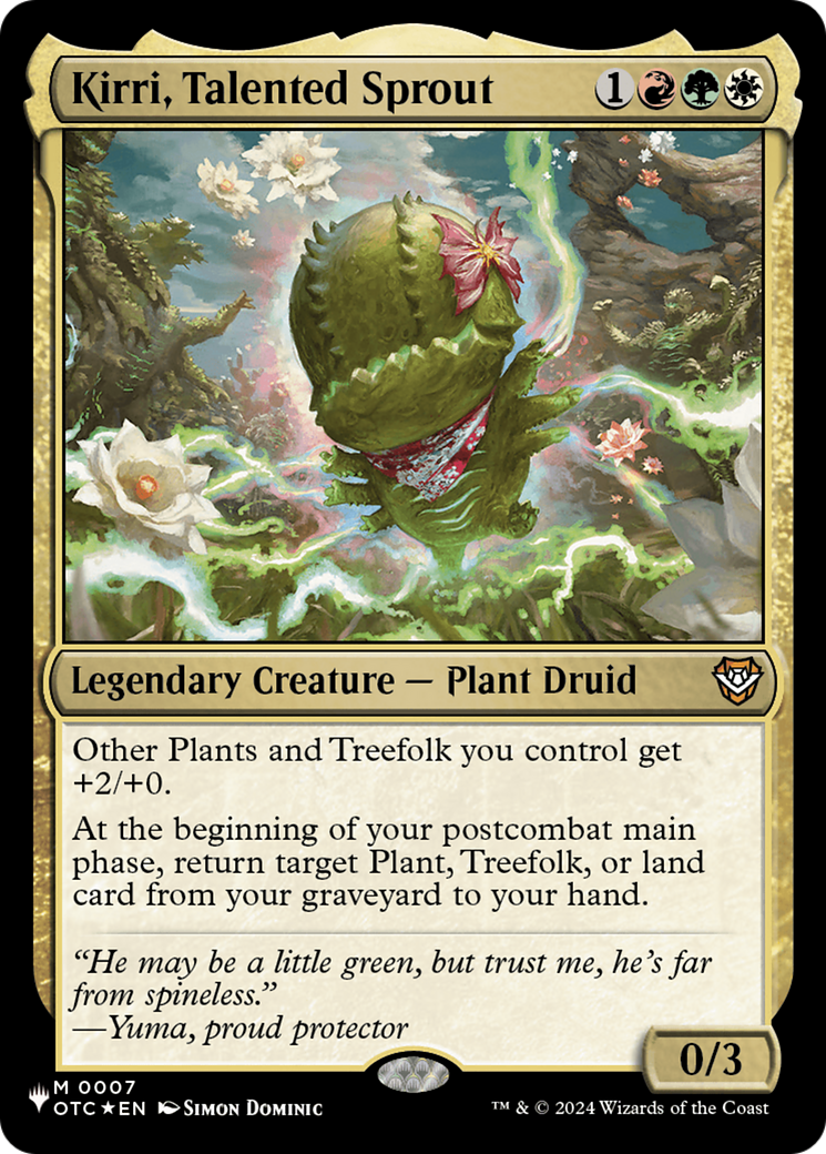 Kirri, Talented Sprout (OTC) [The List] | Magic Magpie