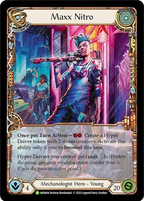 Maxx Nitro [HER098] (Bright Lights)  Rainbow Foil | Magic Magpie