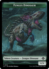 Fungus Dinosaur // Gnome Soldier Double-Sided Token [The Lost Caverns of Ixalan Tokens] | Magic Magpie