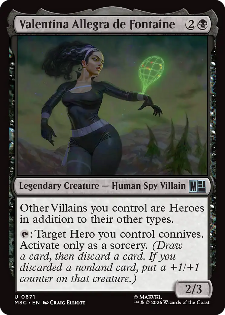 Valentina Allegra de Fontaine [Marvel Super Heroes Commander] | Magic Magpie