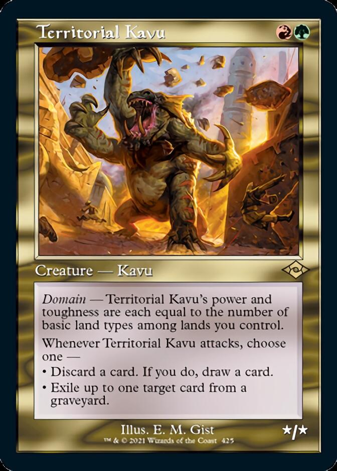 Territorial Kavu (Retro Foil Etched) [Modern Horizons 2] | Magic Magpie