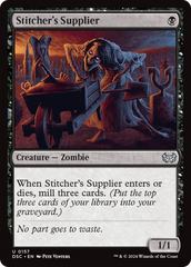 Stitcher's Supplier [Duskmourn: House of Horror Commander] | Magic Magpie