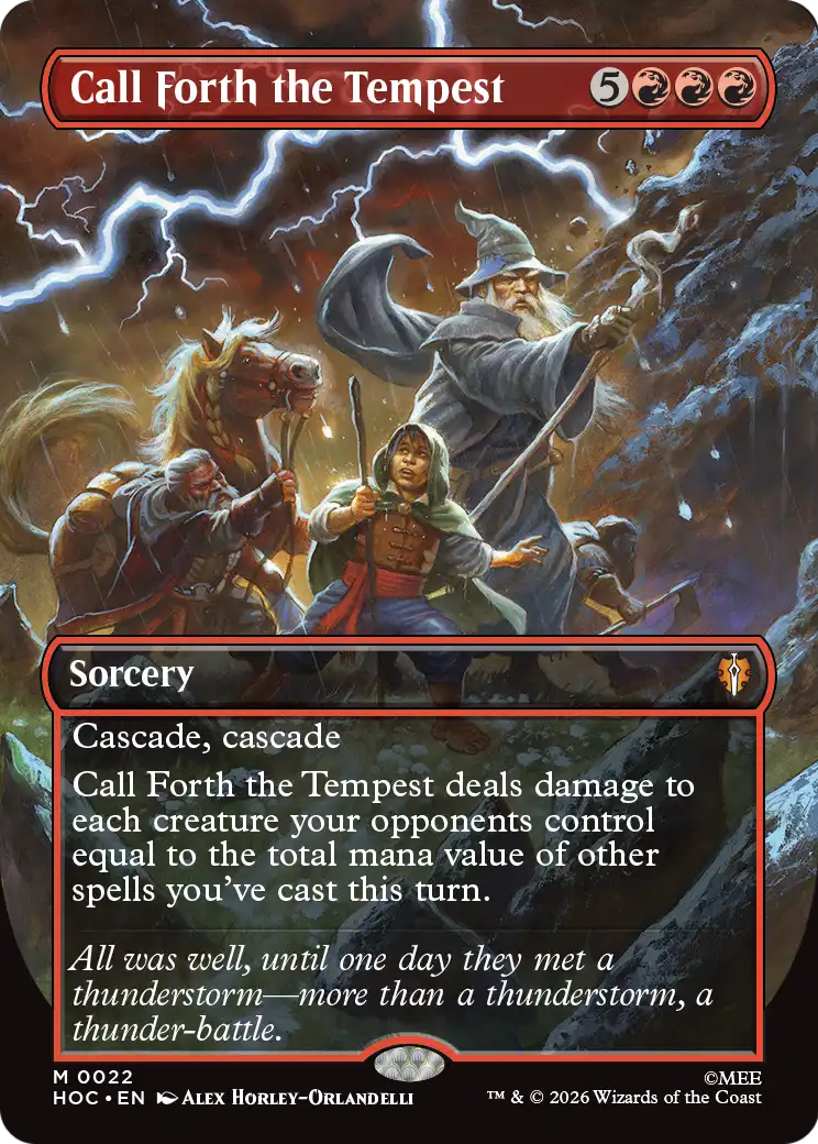 Call Forth the Tempest (Borderless) [The Hobbit: Eternal-Legal] | Magic Magpie