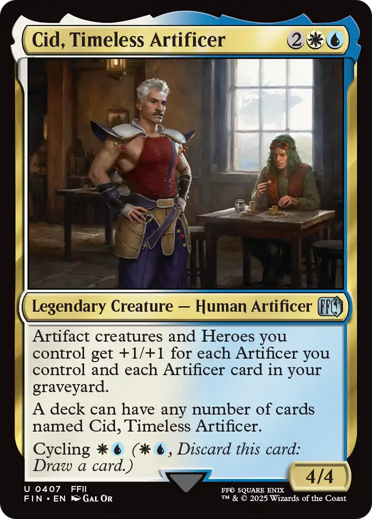 Cid, Timeless Artificer (0407) [FINAL FANTASY] | Magic Magpie