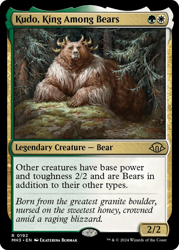 Kudo, King Among Bears [Modern Horizons 3] | Magic Magpie