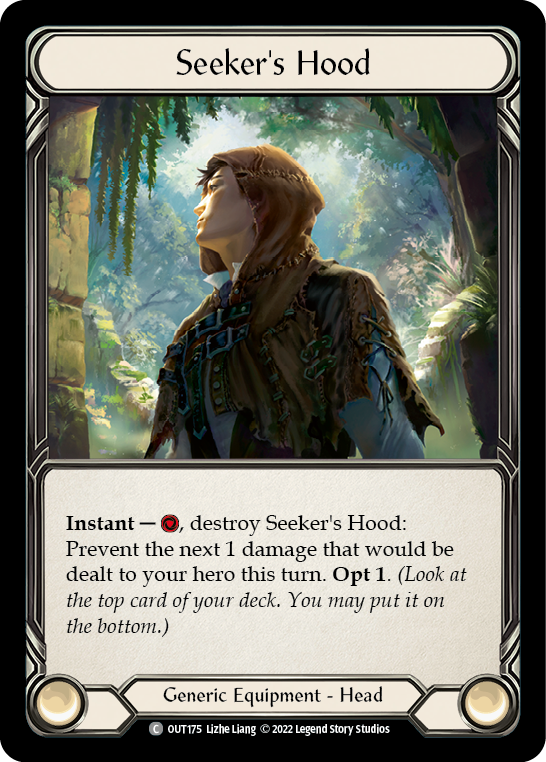 Seeker's Hood [OUT175] (Outsiders)  Rainbow Foil | Magic Magpie