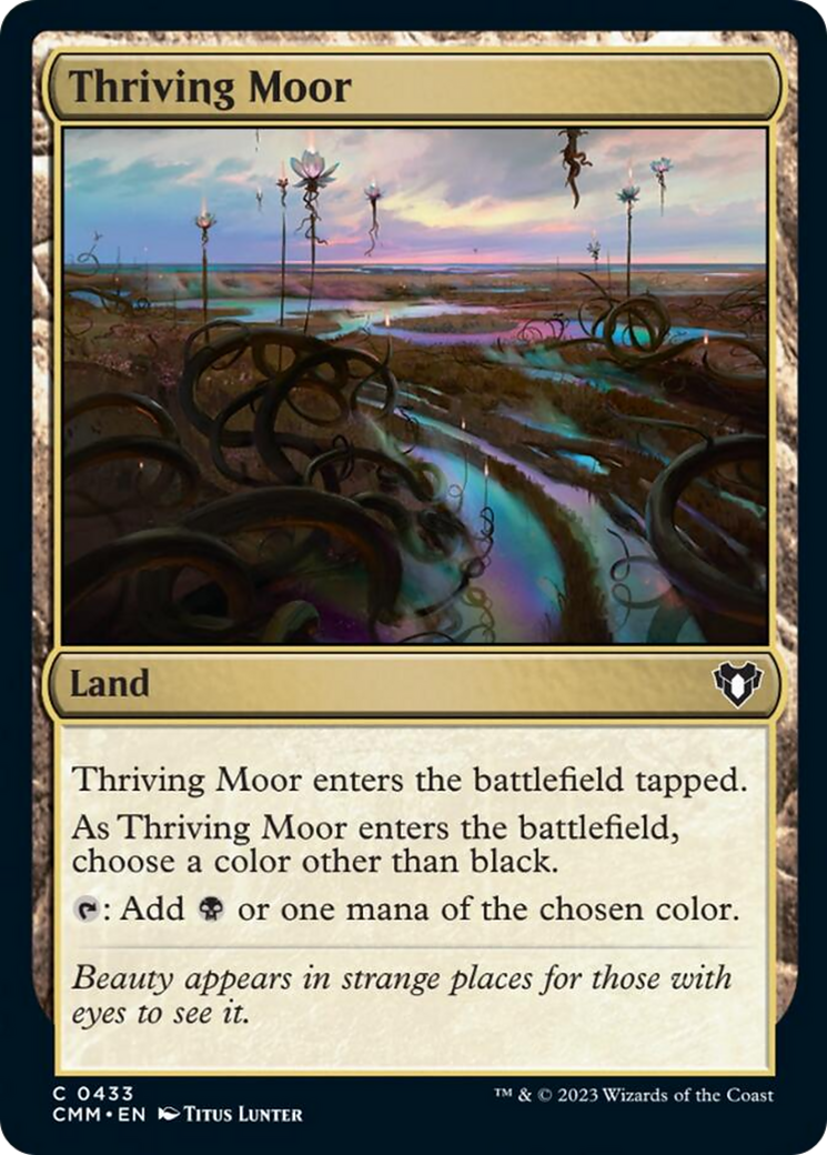 Thriving Moor [Commander Masters] | Magic Magpie