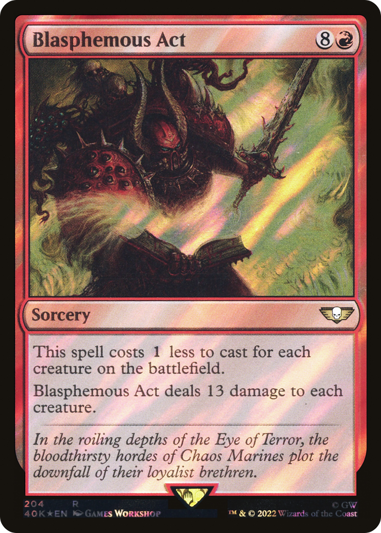 Blasphemous Edict [Edge of Eternities Promo Pack] | Magic Magpie