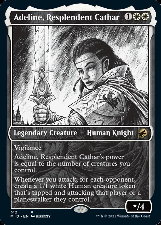 Adeline, Resplendent Cathar (Showcase Eternal Night) [Innistrad: Midnight Hunt] | Magic Magpie