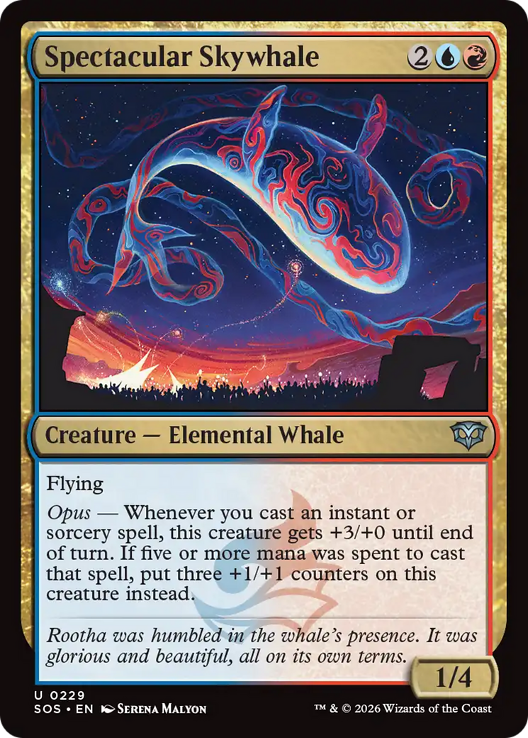 Spectacular Skywhale [Secrets of Strixhaven] | Magic Magpie