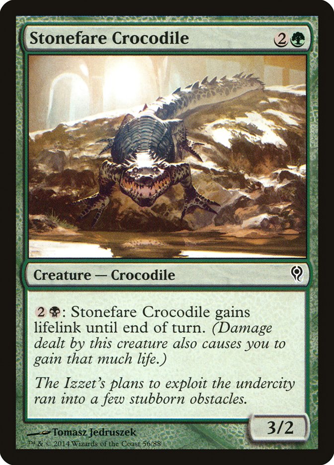 Stonefare Crocodile [Duel Decks: Jace vs. Vraska] | Magic Magpie