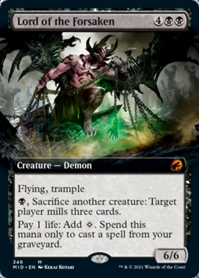Lord of the Forsaken (Extended Art) [Innistrad: Midnight Hunt] | Magic Magpie