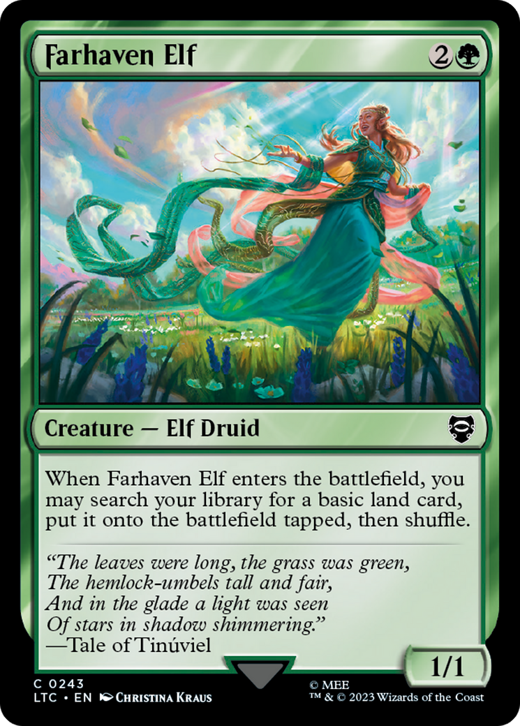 Farhaven Elf [The Lord of the Rings: Tales of Middle-Earth Commander] | Magic Magpie