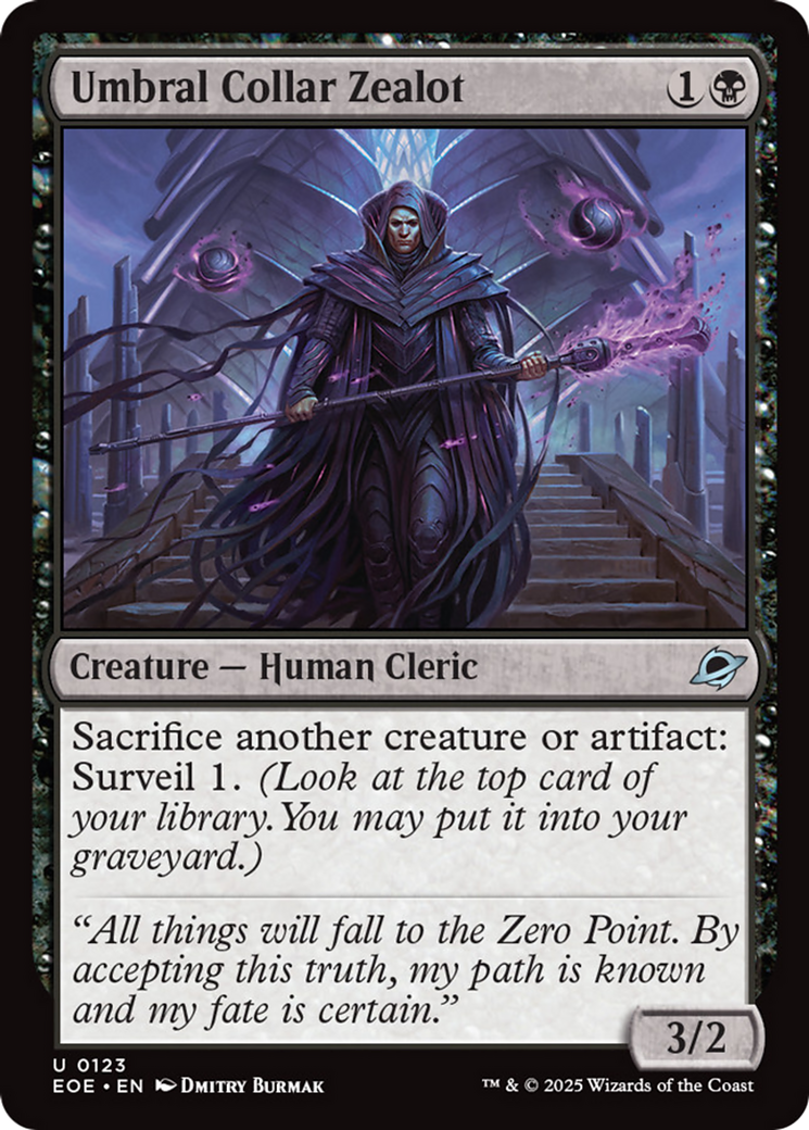 Umbral Collar Zealot [Edge of Eternities] | Magic Magpie
