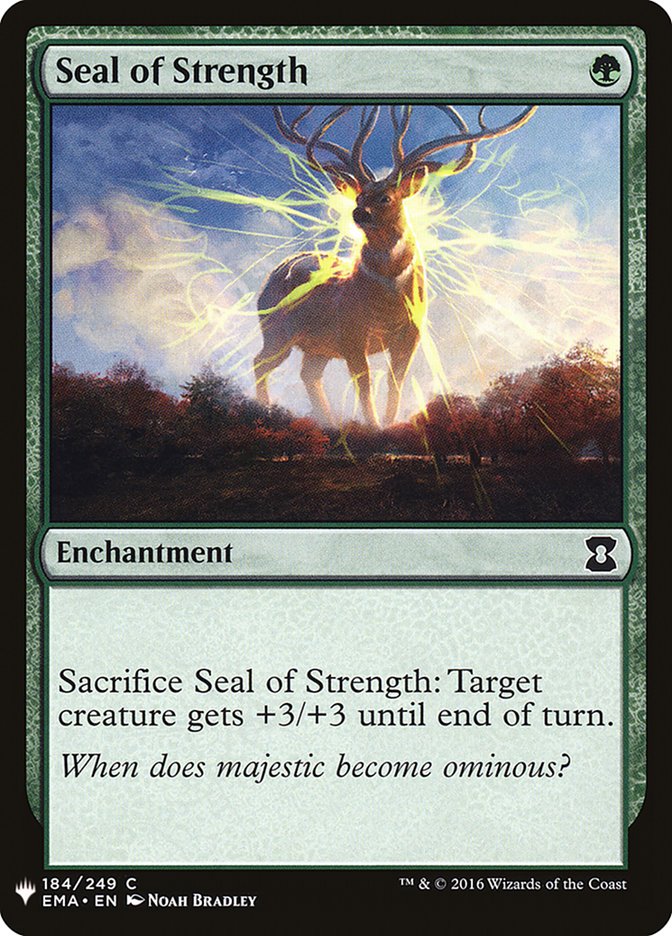 Seal of Strength [Mystery Booster] | Magic Magpie