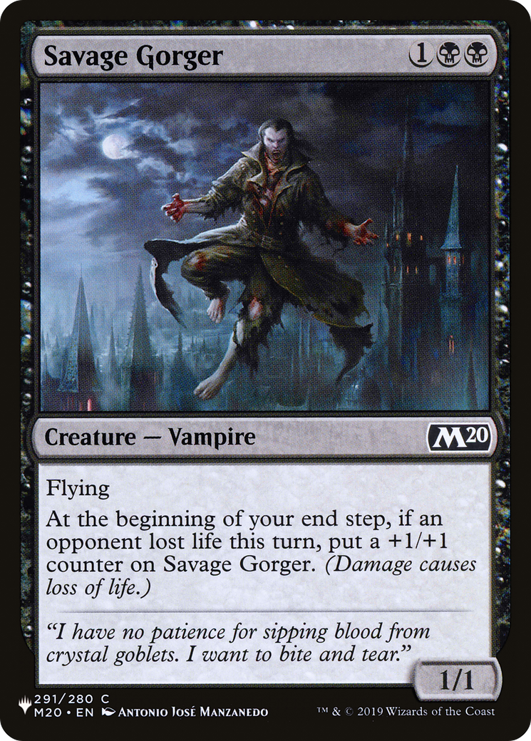 Savage Gorger [The List Reprints] | Magic Magpie