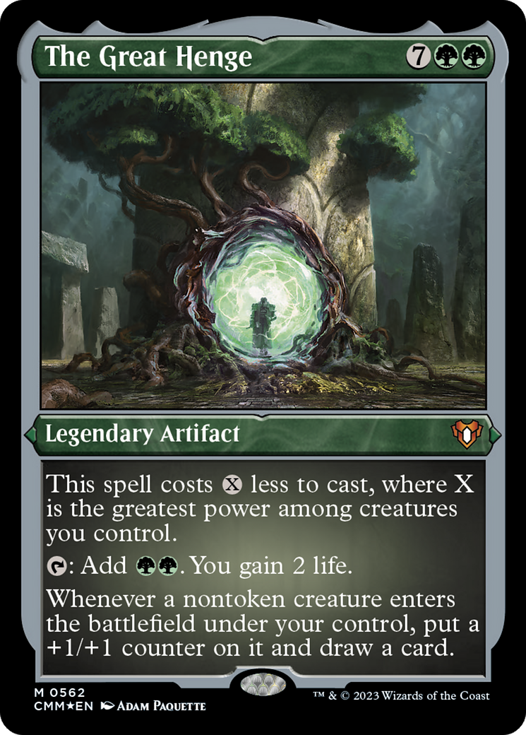 The Great Henge (Foil Etched) [Commander Masters] | Magic Magpie