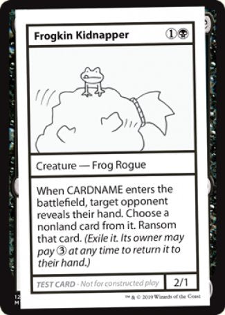 Frogkin Kidnapper (2021 Edition) [Mystery Booster Playtest Cards] | Magic Magpie