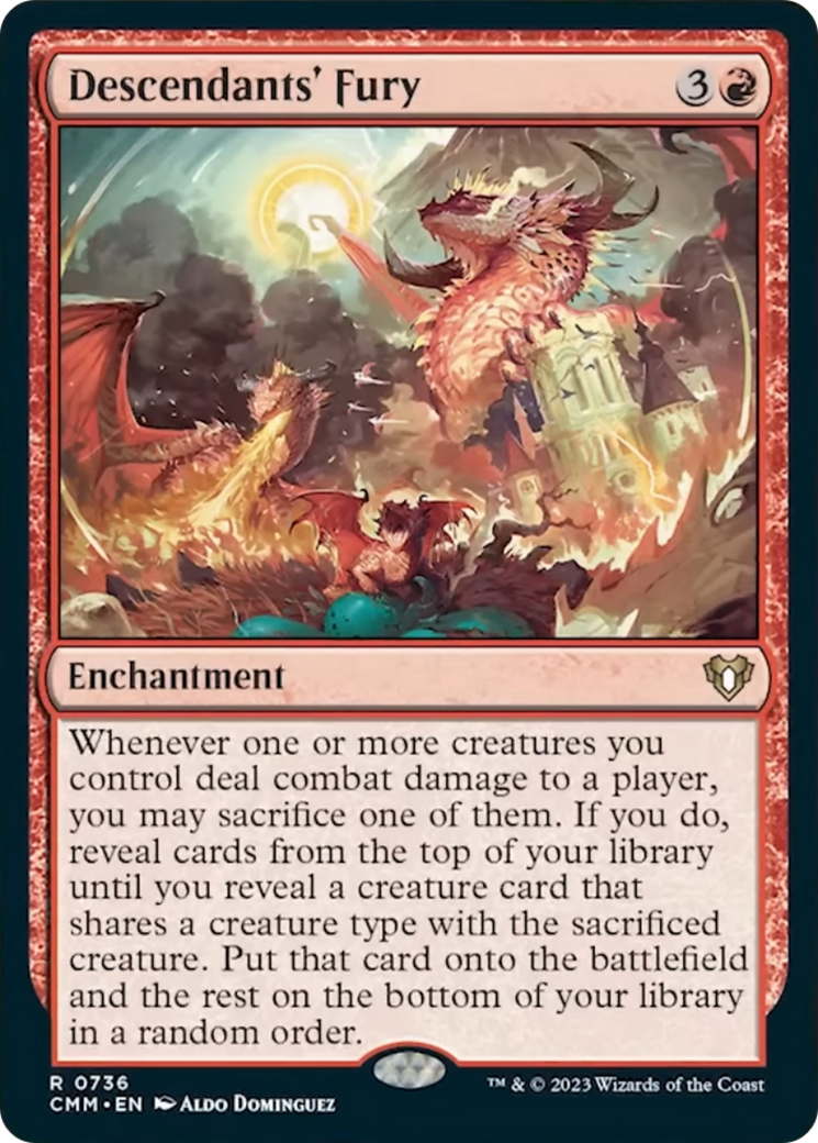 Descendants' Fury [Commander Masters] | Magic Magpie