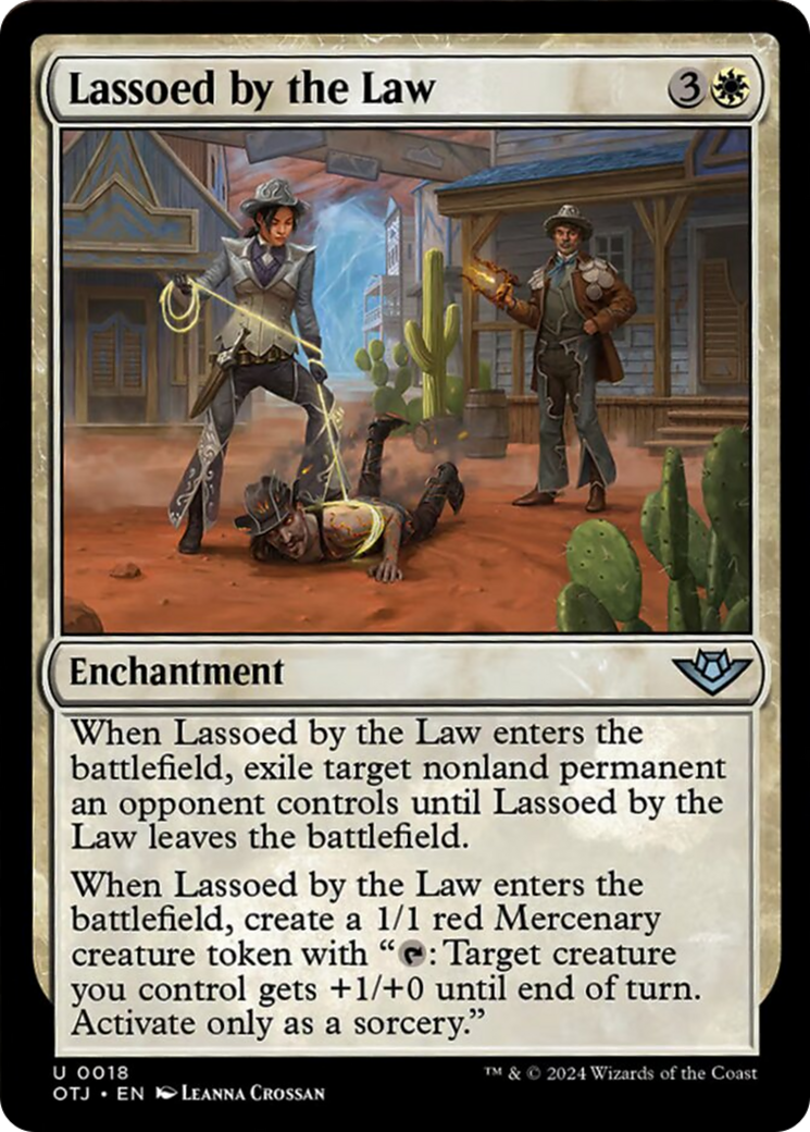 Lassoed by the Law [Outlaws of Thunder Junction] | Magic Magpie