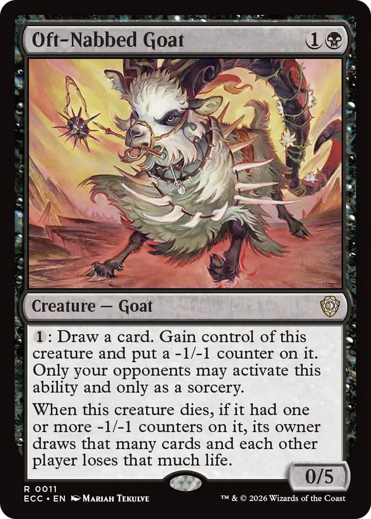 Oft-Nabbed Goat [Lorwyn Eclipsed Commander] | Magic Magpie