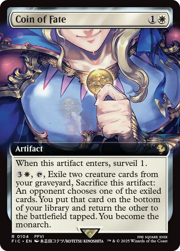 Coin of Fate (Extended Art) [FINAL FANTASY Commander] | Magic Magpie