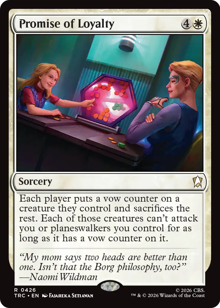 Promise of Loyalty (Surge Foil) [Star Trek Commander] | Magic Magpie
