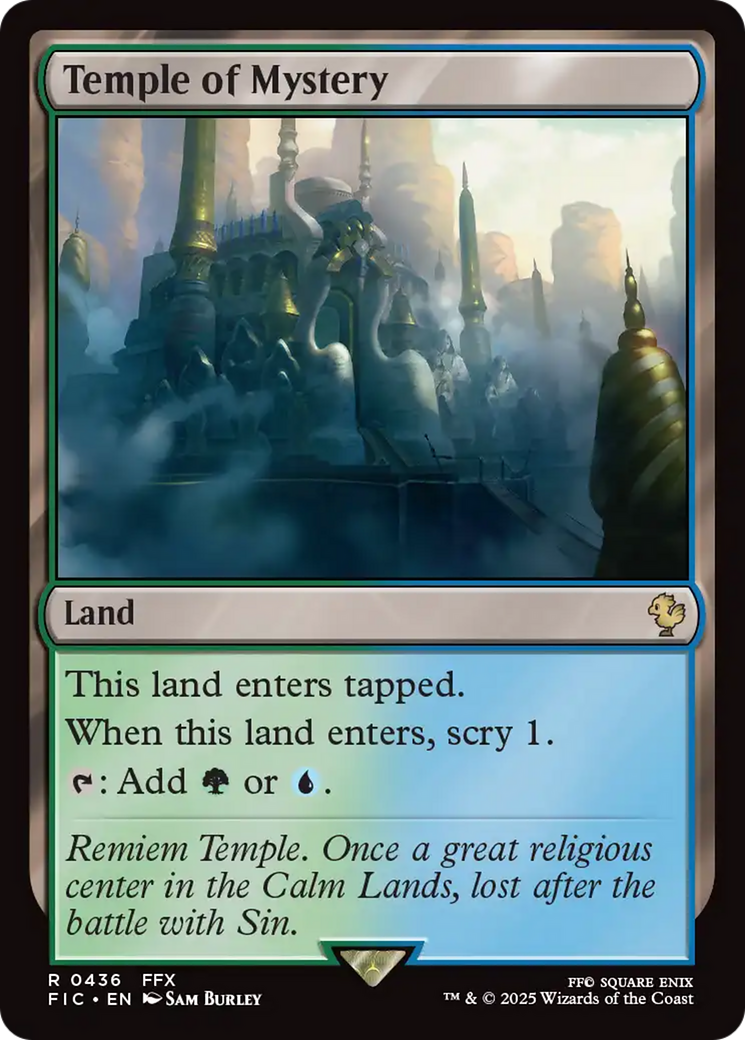 Temple of Mystery [FINAL FANTASY Commander] | Magic Magpie