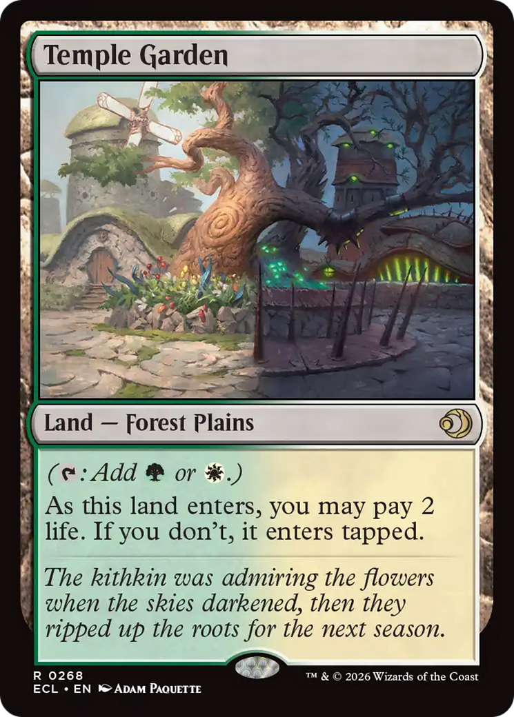Temple Garden [Lorwyn Eclipsed] | Magic Magpie