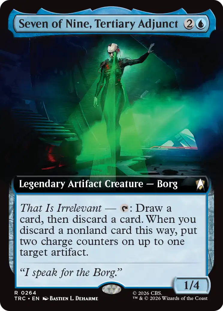 Seven of Nine, Tertiary Adjunct (Extended Art) [Star Trek Commander] | Magic Magpie