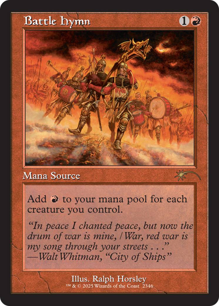 Battle Hymn [Secret Lair Drop Series] | Magic Magpie