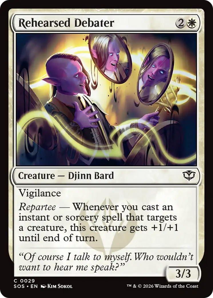 Rehearsed Debater [Secrets of Strixhaven] | Magic Magpie
