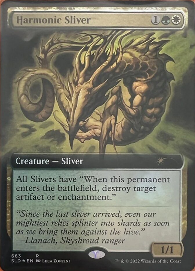 Harmonic Sliver (Extended Art) [Secret Lair Drop Promos] | Magic Magpie