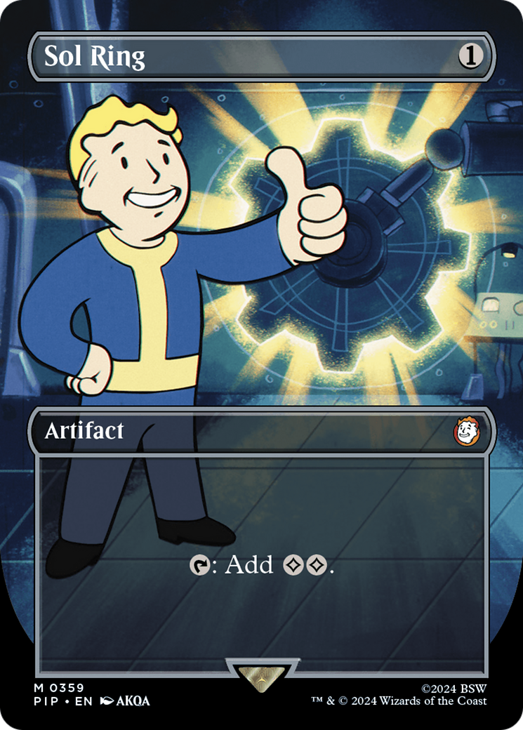 Sol Ring (Borderless) [Fallout] | Magic Magpie