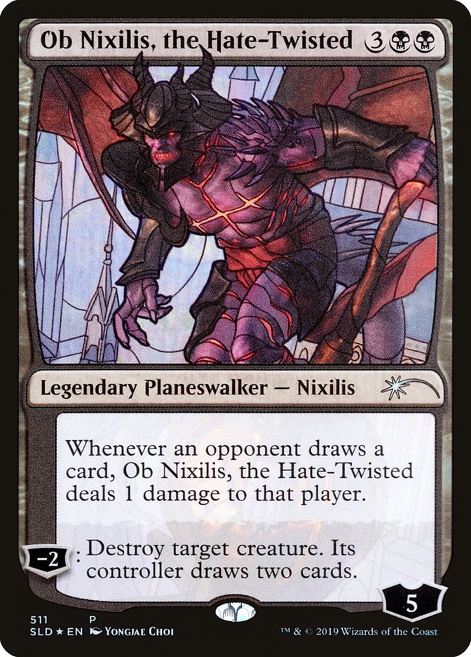 Ob Nixilis, the Hate-Twisted (Stained Glass) [Secret Lair Drop Promos] | Magic Magpie