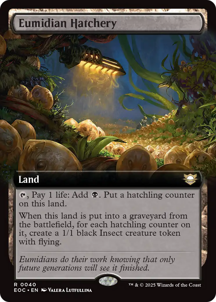 Eumidian Hatchery (Extended Art) [Edge of Eternities Commander] | Magic Magpie