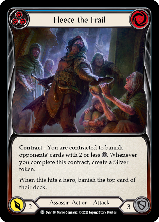 Fleece the Frail (Blue) [DYN138] (Dynasty) | Magic Magpie