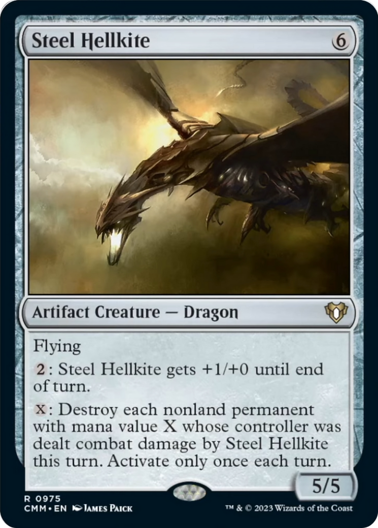 Steel Hellkite [Commander Masters] | Magic Magpie