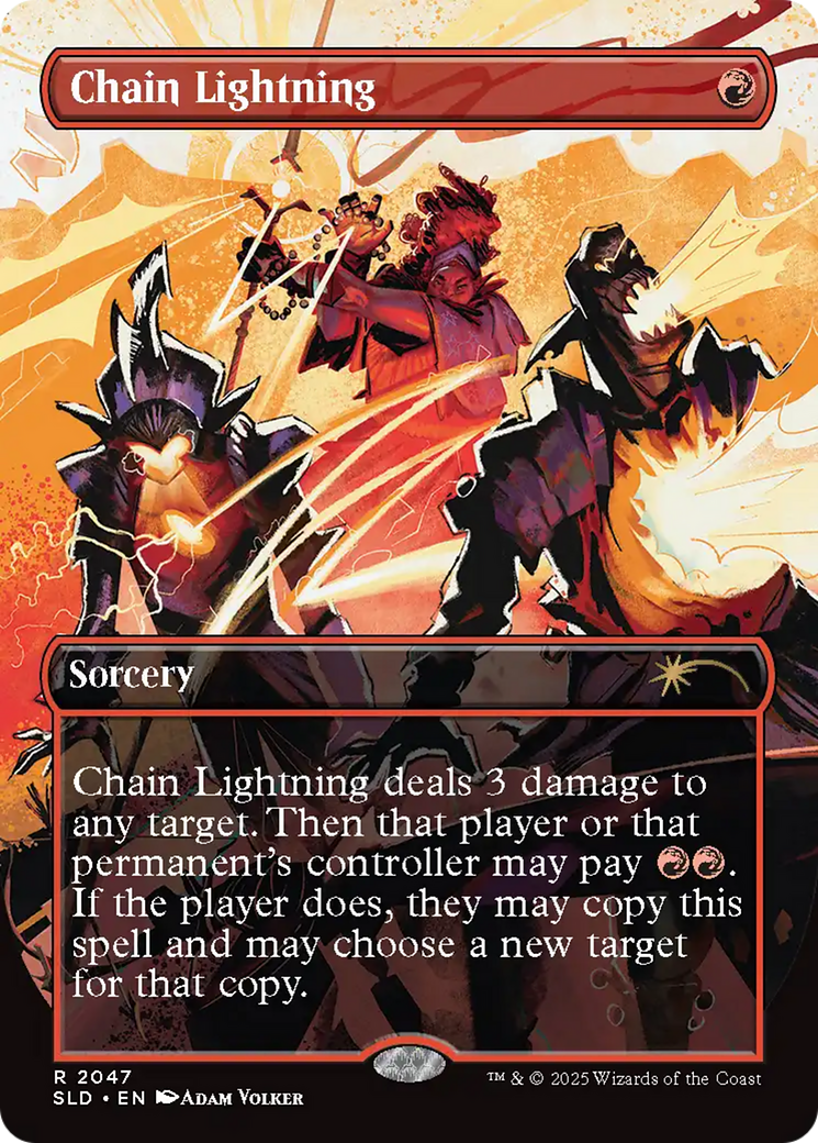 Chain Lightning (2047) (Rainbow Foil) [Secret Lair Drop Series] | Magic Magpie