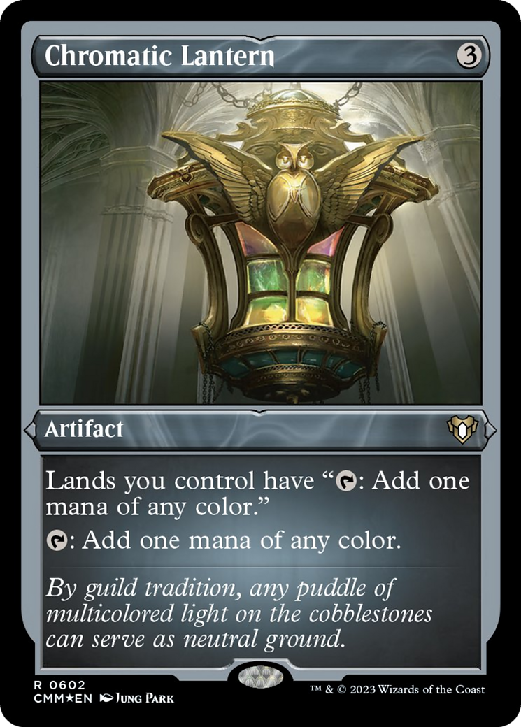 Chromatic Lantern (Foil Etched) [Commander Masters] | Magic Magpie