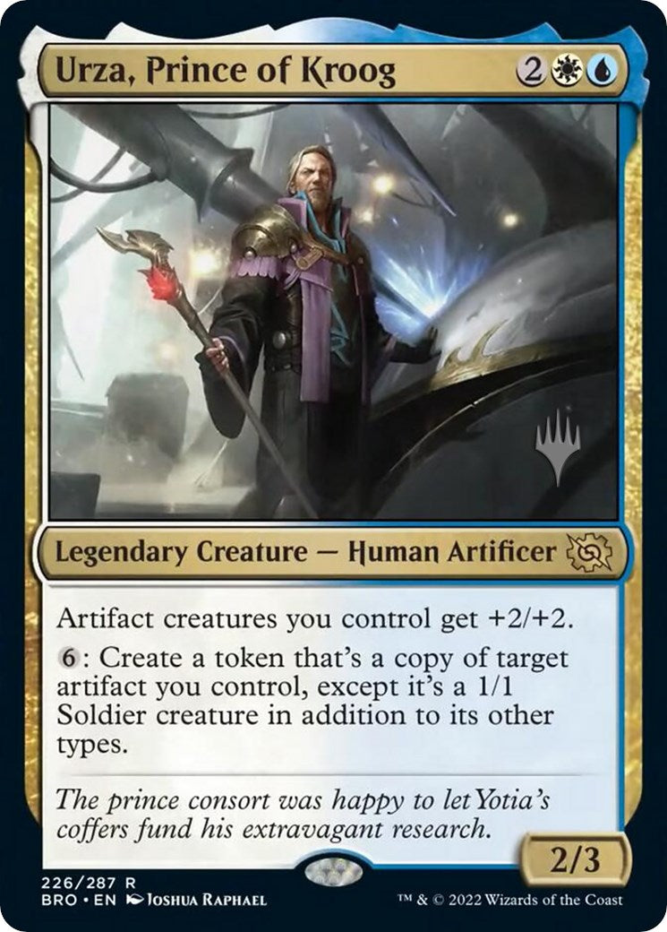 Urza, Prince of Kroog (Promo Pack) [The Brothers' War Promos] | Magic Magpie