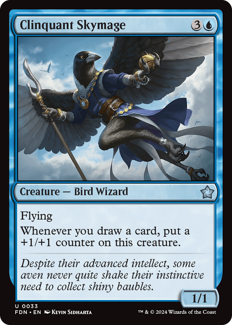 Clinquant Skymage [Foundations] | Magic Magpie