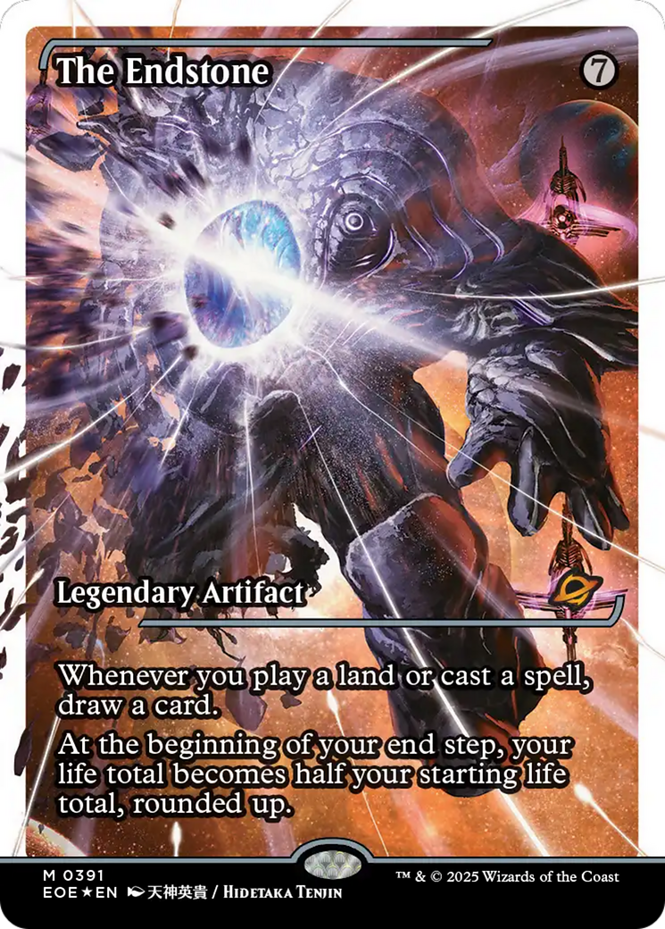The Endstone (Showcase) (Fracture Foil) [Edge of Eternities] | Magic Magpie