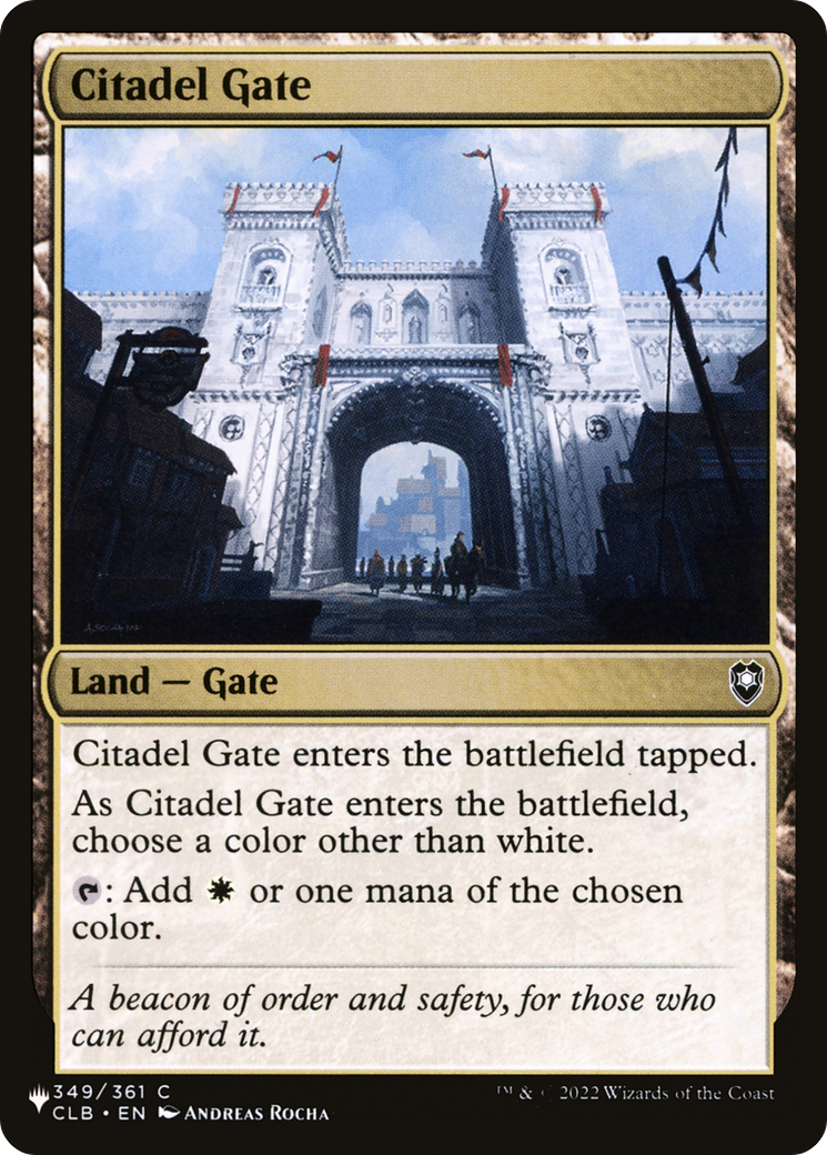 Citadel Gate [The List] | Magic Magpie