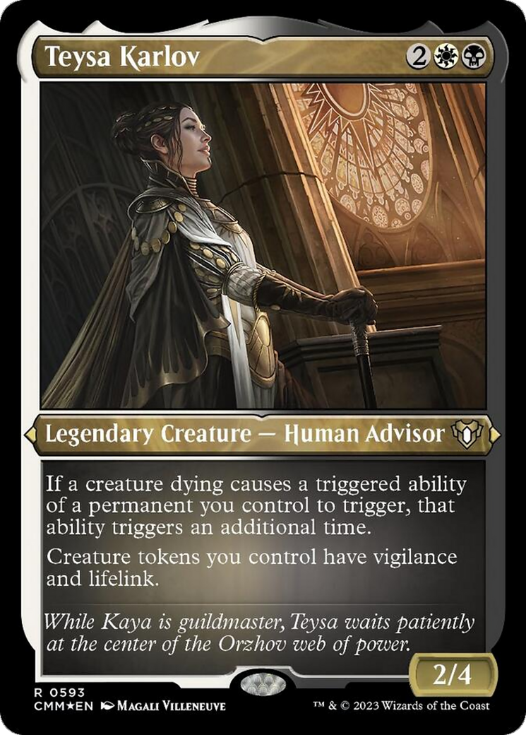 Teysa Karlov (Foil Etched) [Commander Masters] | Magic Magpie